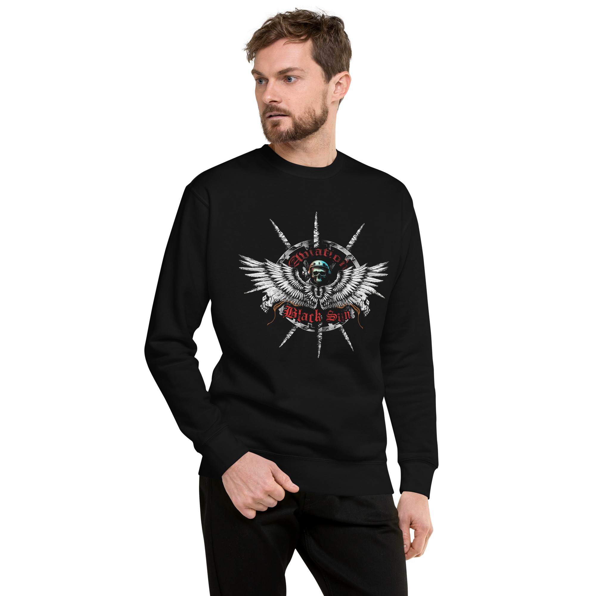 Buy a warm "Aviation" sweatshirt